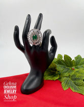 Adjustable CZ Finger Ring Finger rings